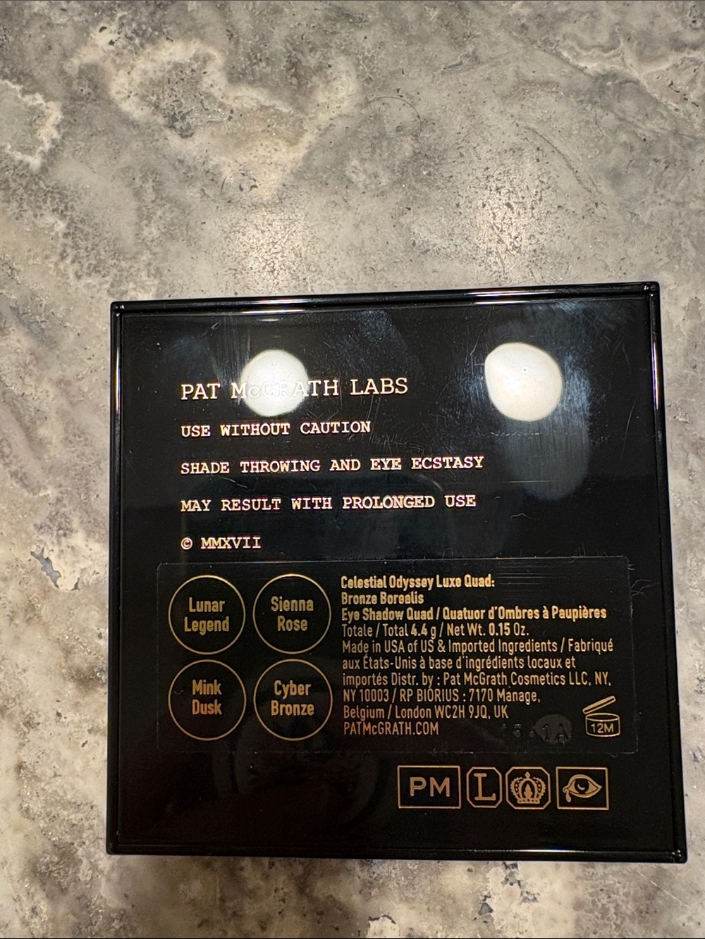 NWOB Pat McGrath Labs Celestial Odyssey Luxe Eye Shadow Quad - Bronze Borealis - Picture 4 of 4